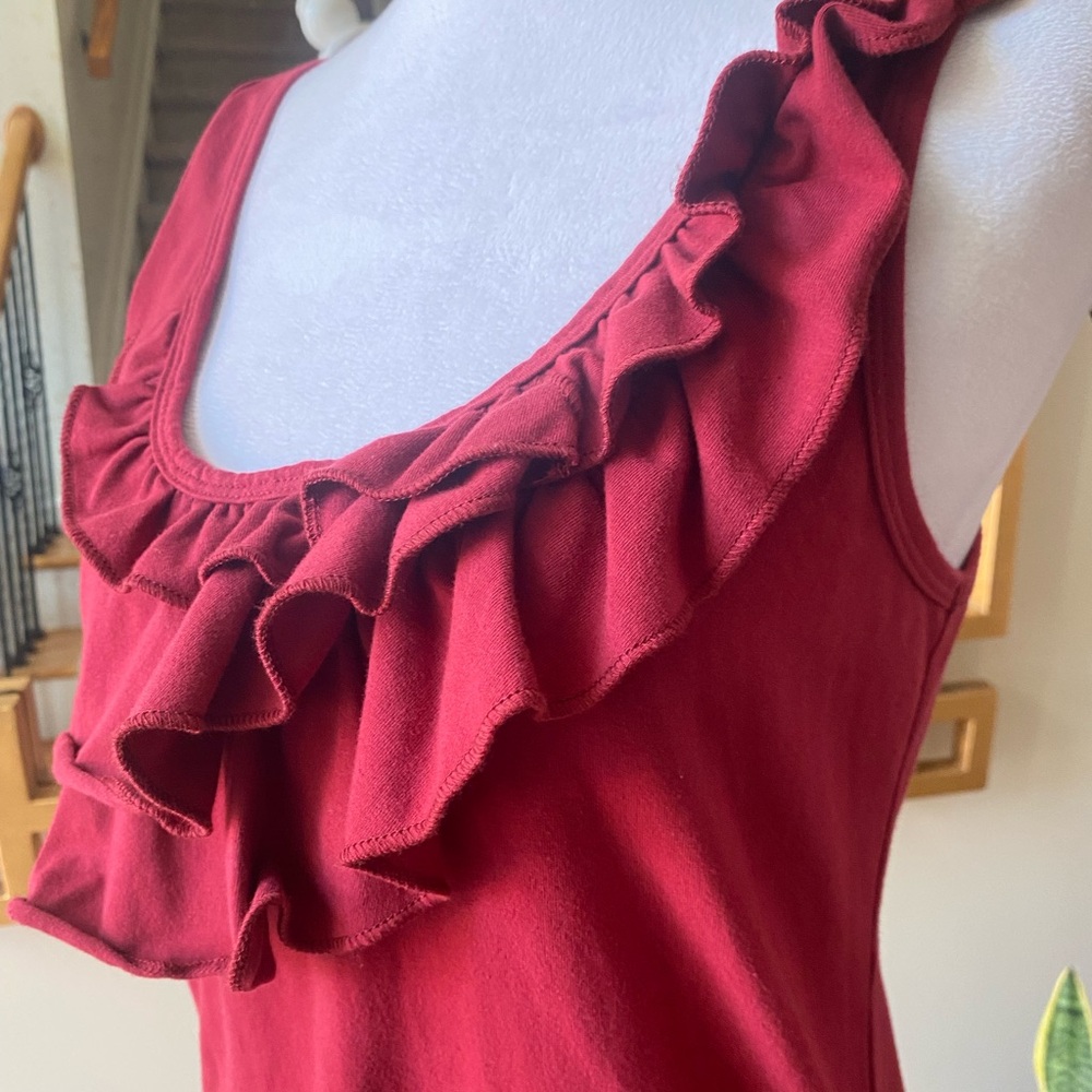 🆕 USC Gamecocks sleeveless tank dress with ruffles around neckline - Picture 5 of 12